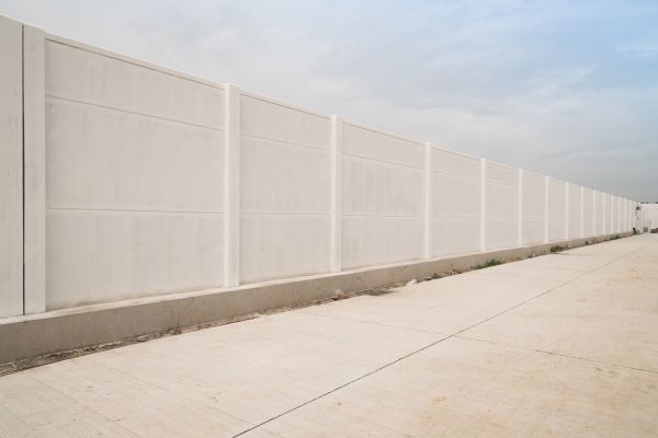 Concrete Fence Construction in Mishawaka