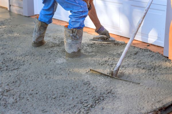 Driveway Slab Construction in Mishawaka