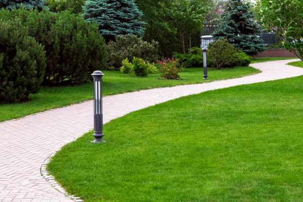 Backyard Sidewalk Installation in Mishawaka
