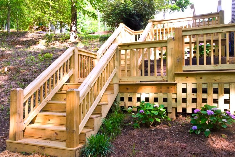 Patio Staircase Construction
